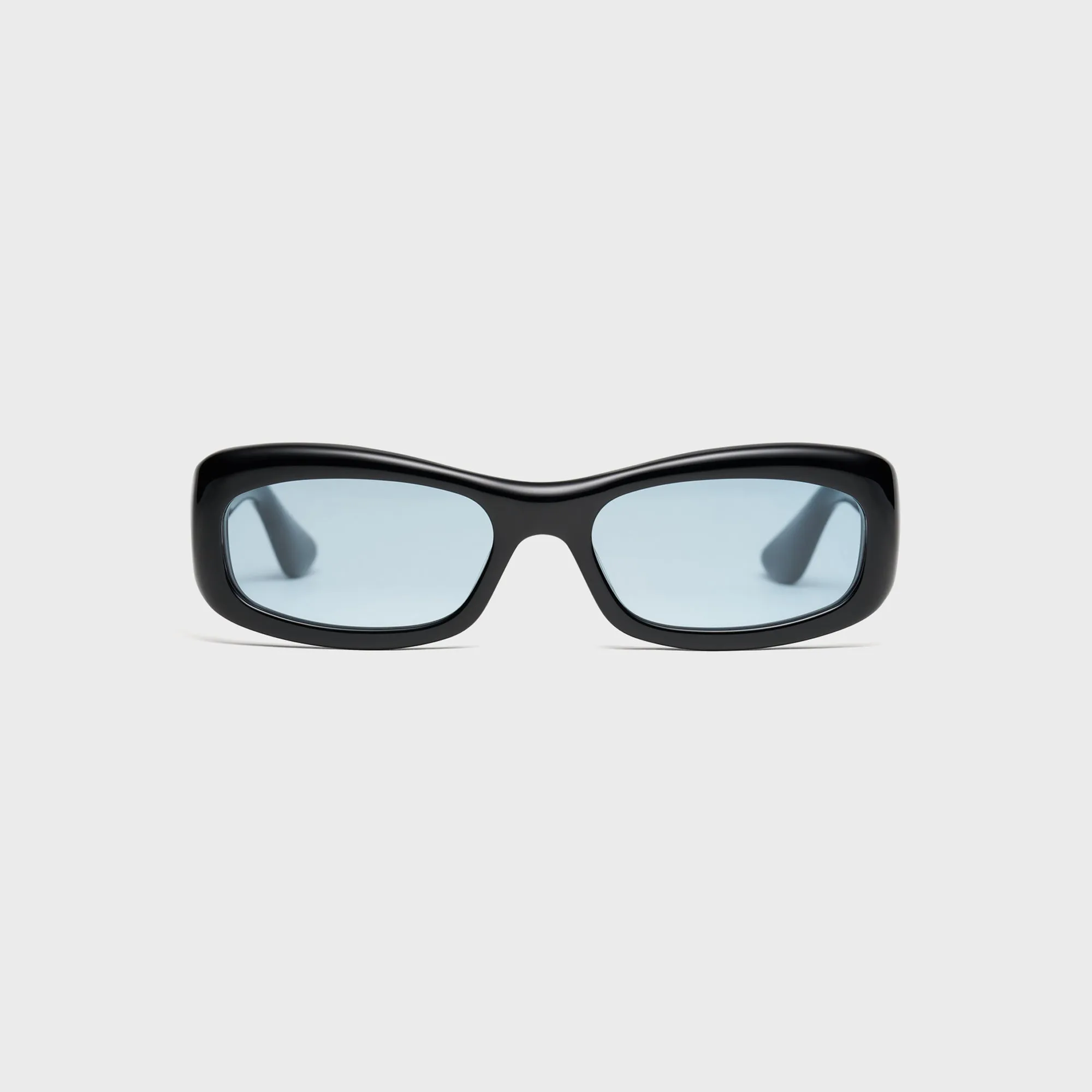 Port Tanger Saudade Sunglasses - Black / Blue Lens sold by Kith