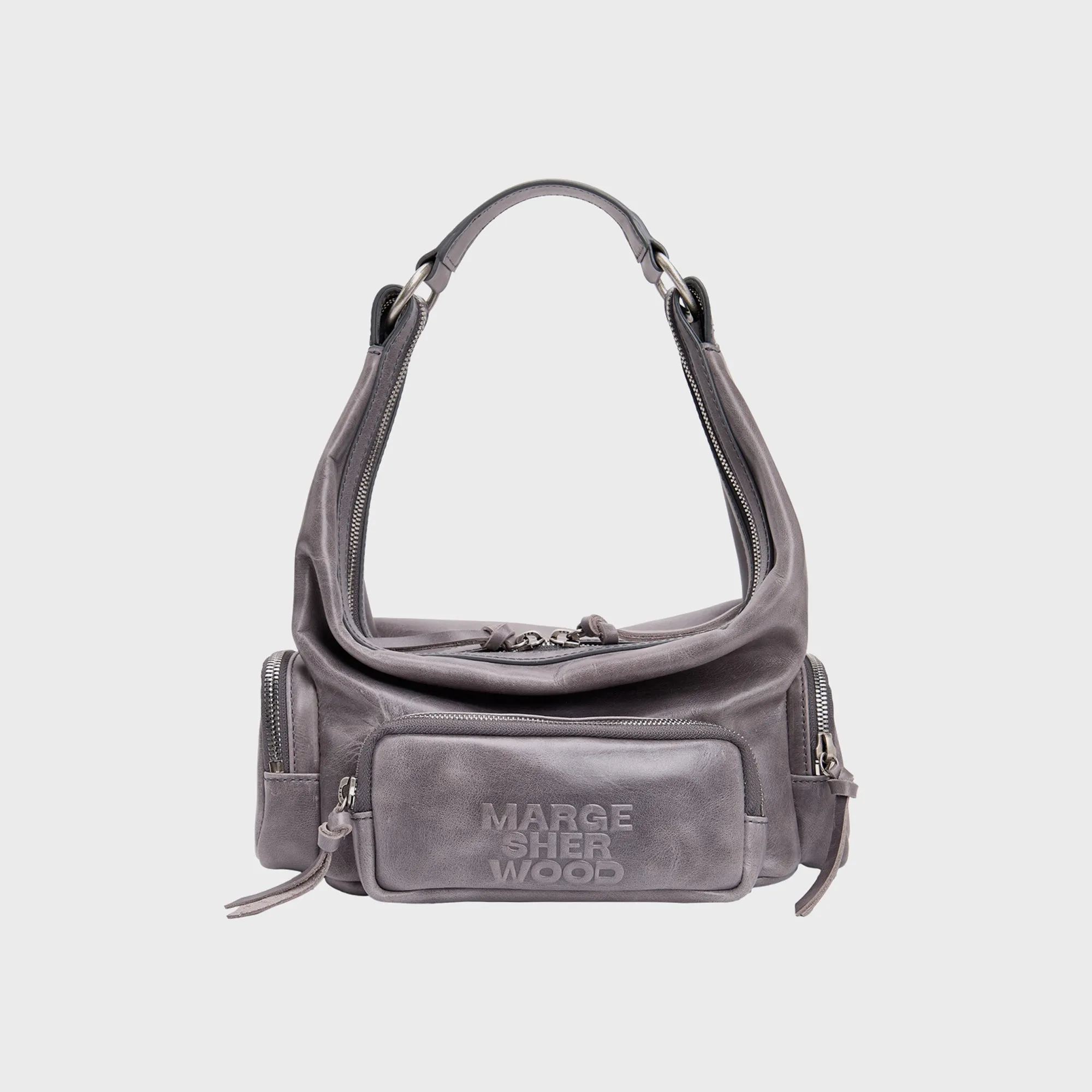 MARGESHERWOOD City Hobo EW Mini Bag - Mauve Pull-Up sold by Kith