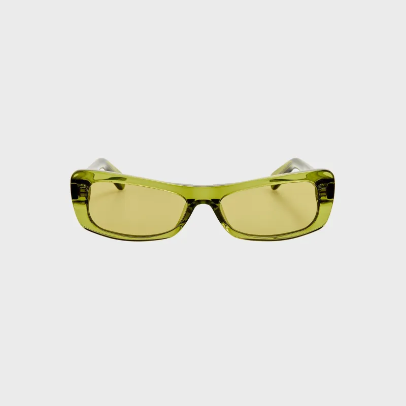 Jacquemus Capri Sunglasses - Green sold by Kith