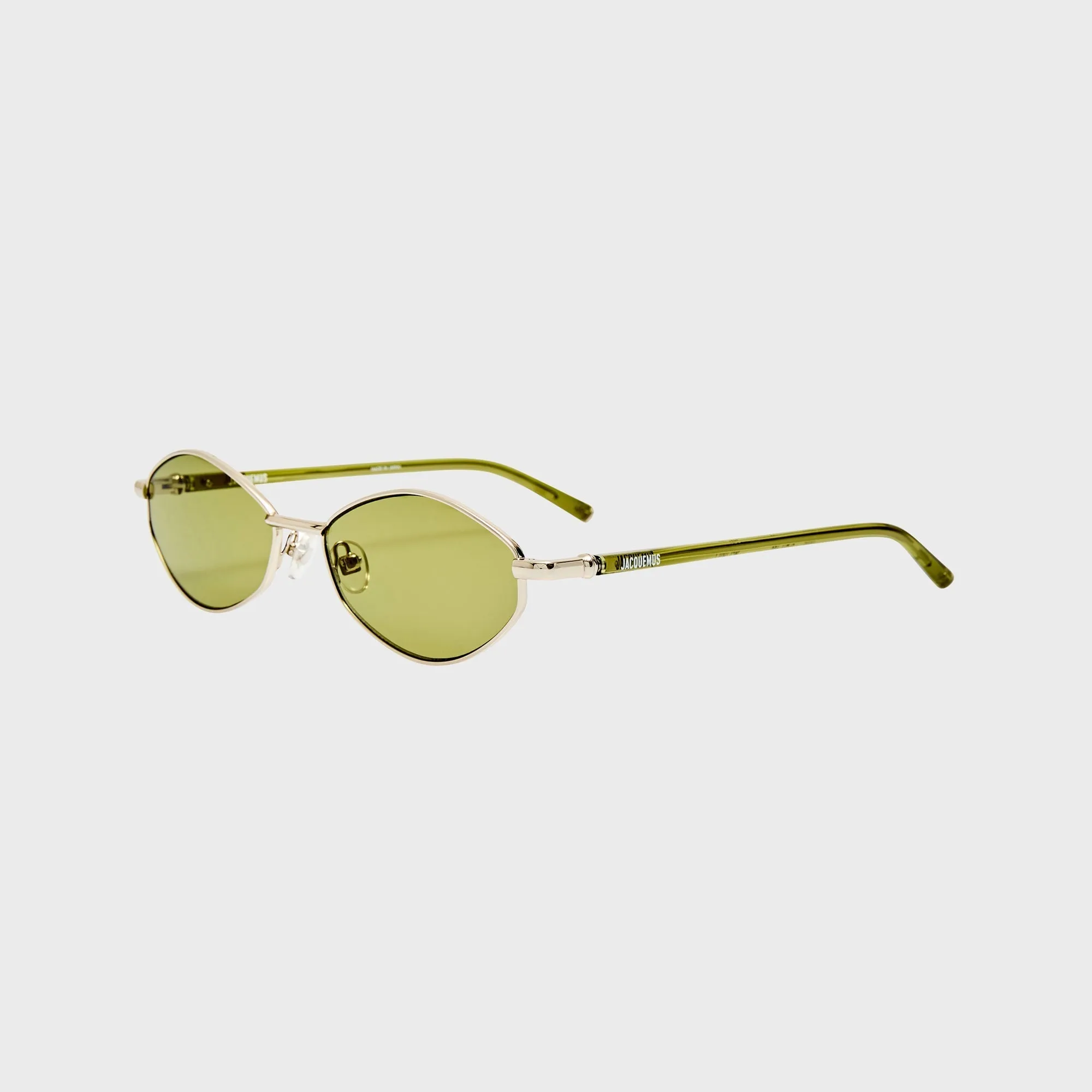 Jacquemus 160 Sunglasses - Khaki / Silver sold by Kith product image thumbnail 2