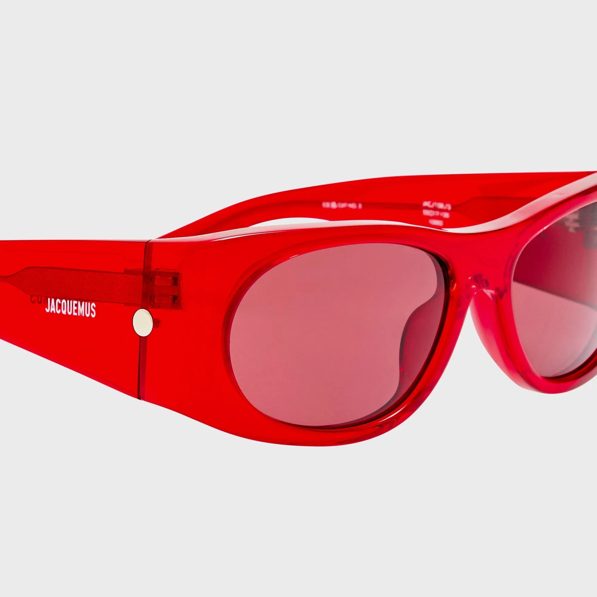 Jacquemus 158 Sunglasses - Red sold by Kith product image thumbnail 4