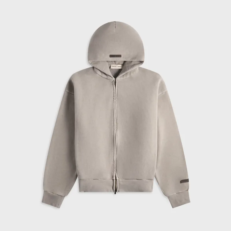 Essentials Classic Full Zip Hoodie - Smoke Grey made by Essentials
