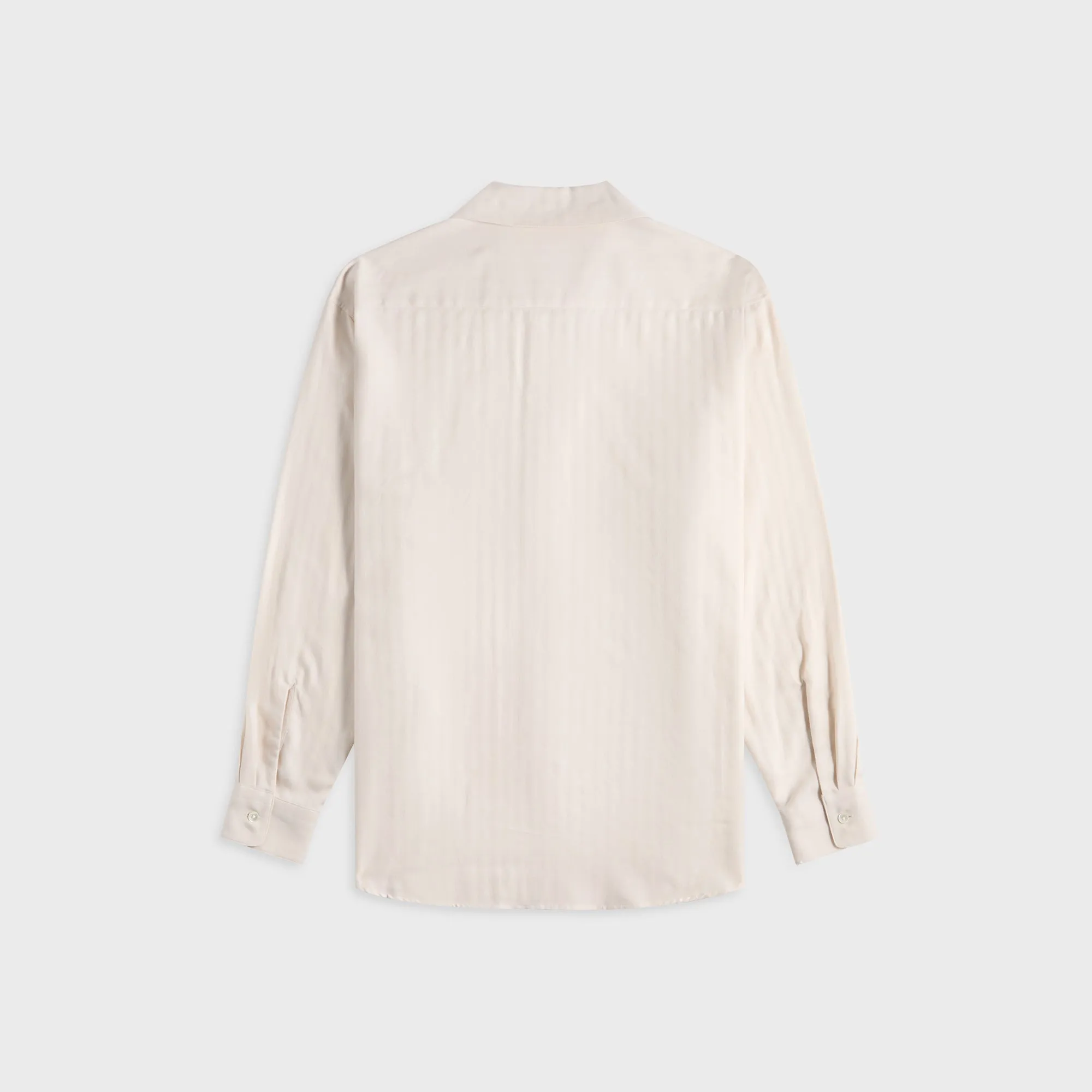 Auralee Cotton Cashmere Herringbone Shirt - Ivory White sold by Kith product image thumbnail 2