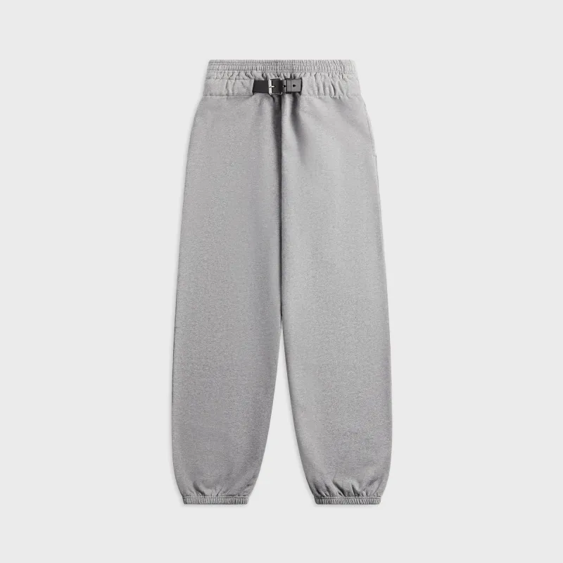 Alexander Wang Crystal Hotfix Mid-Rise Terry Sweatpant - Grey sold by Kith