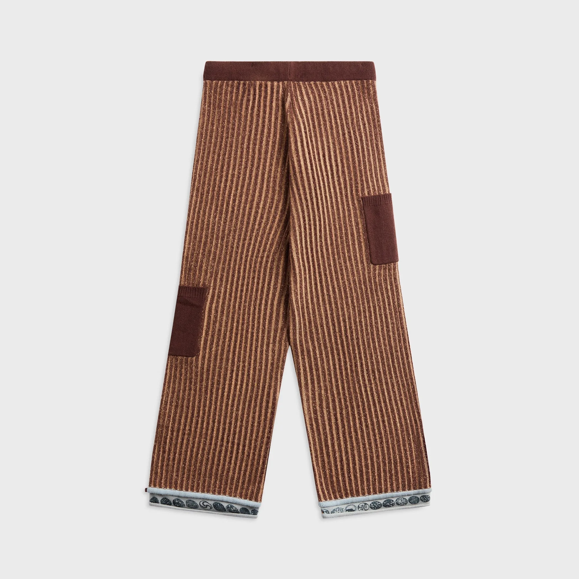 ADRIAN CASHMERE Chestnut Ribbed Trackies - Brown sold by Kith product image thumbnail 2