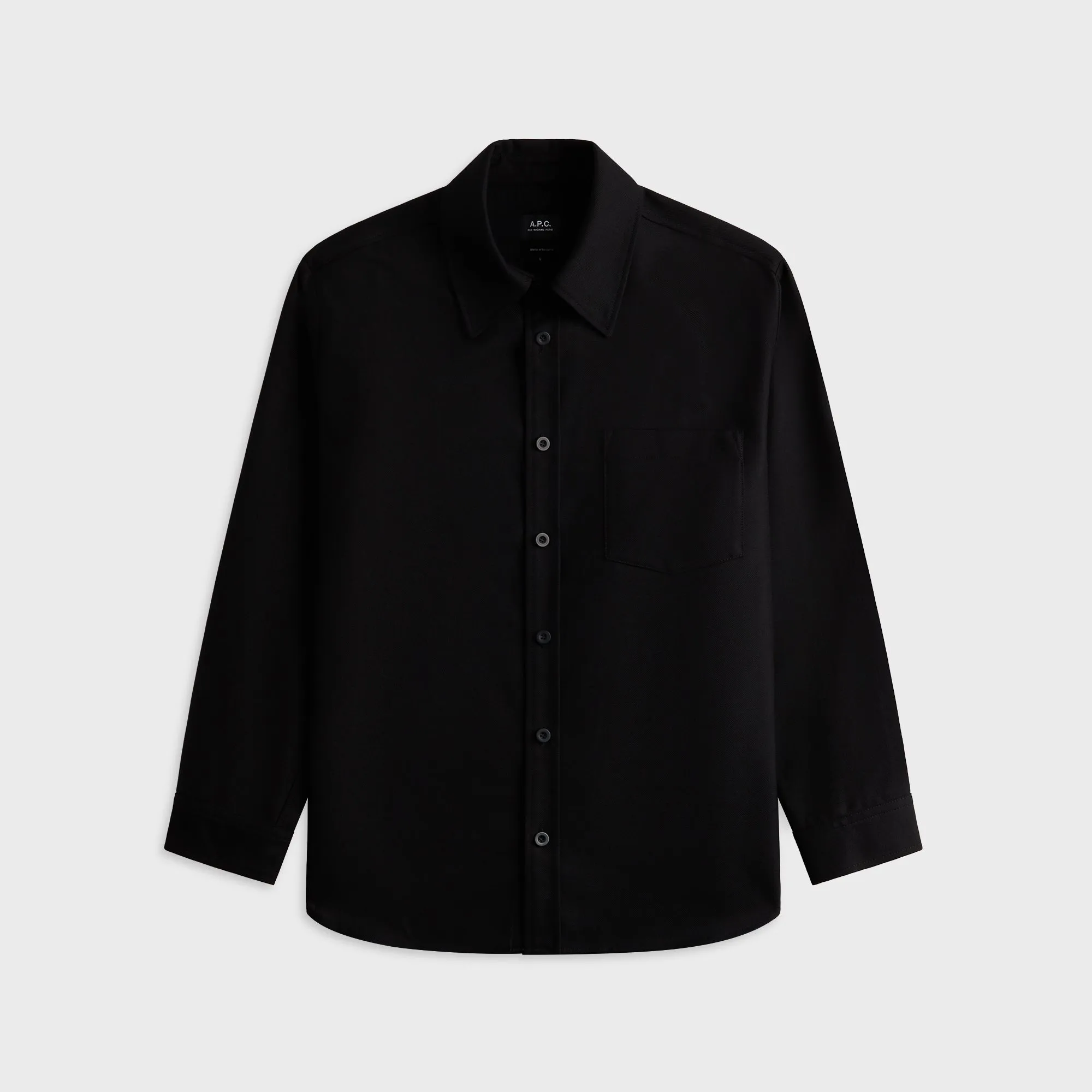 A.P.C. Surchemise Shirt - Black sold by Kith