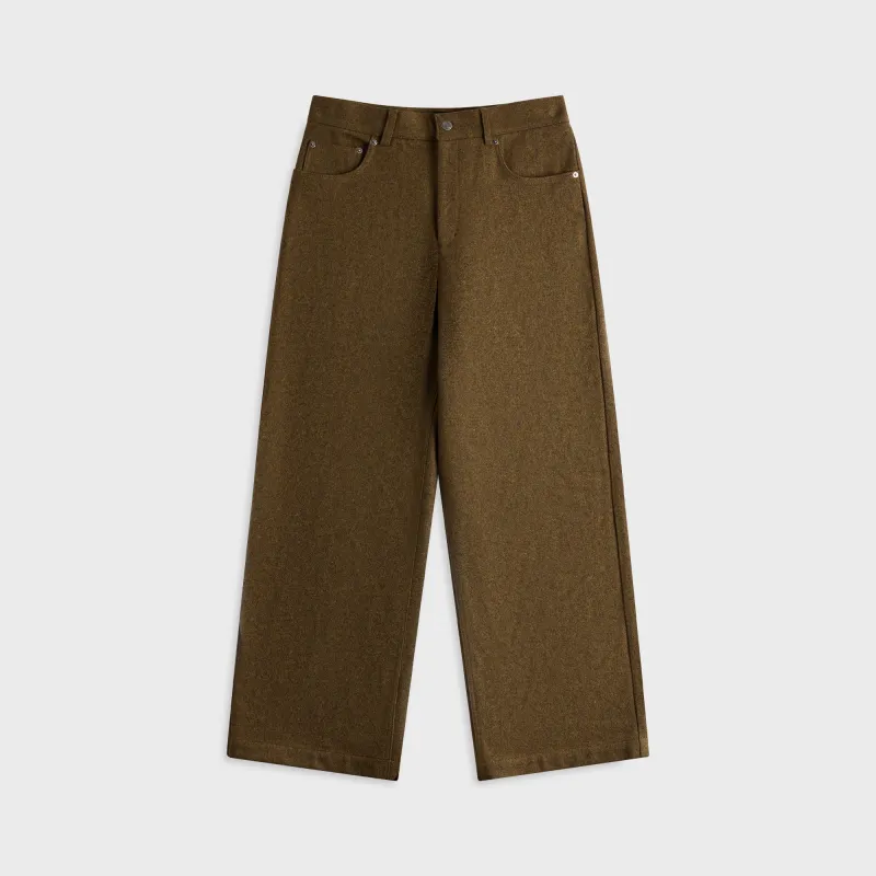 A.P.C. Jean Clyde Jeans - Heather Green sold by Kith