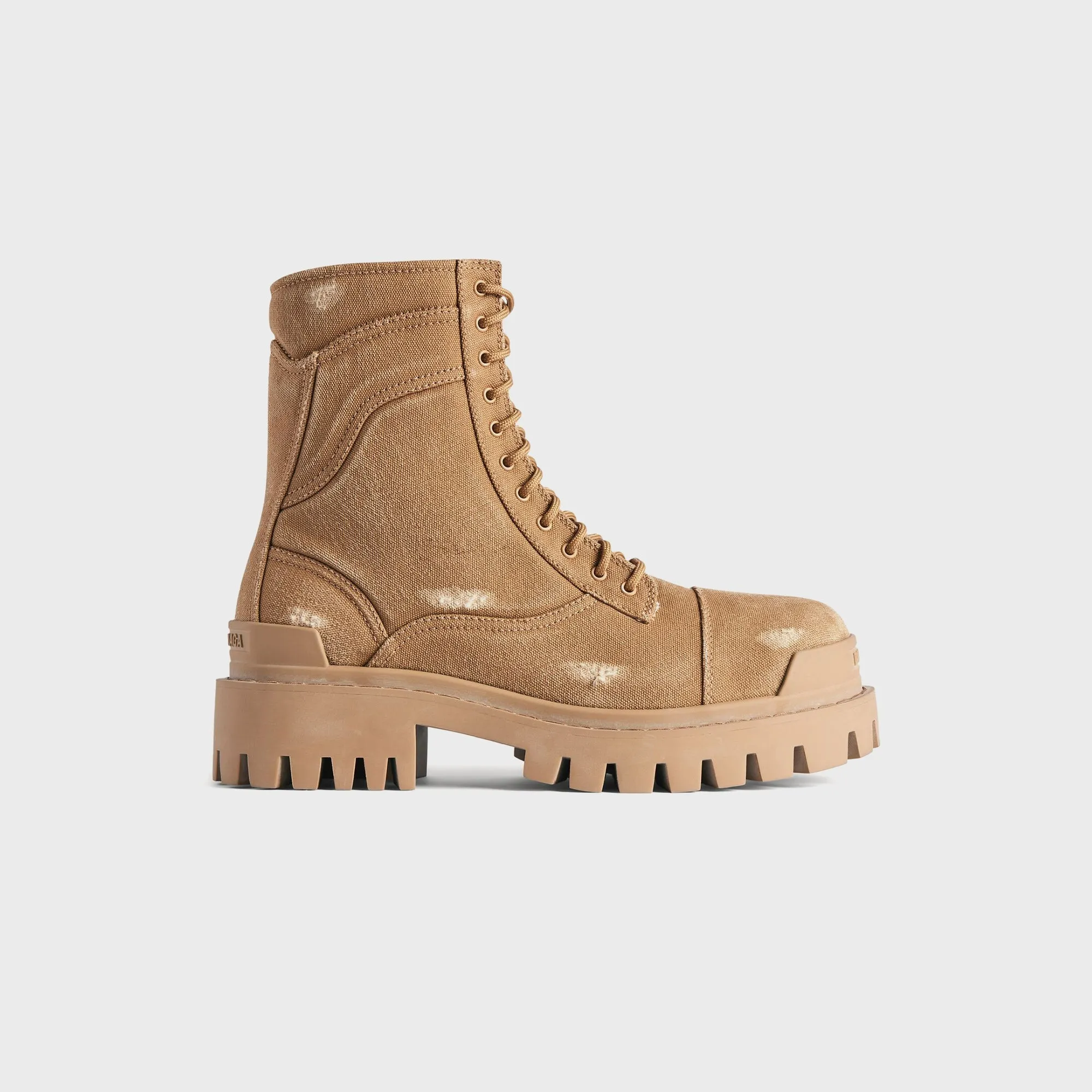 Balenciaga Combat Strike Boot - Brown sold by Kith