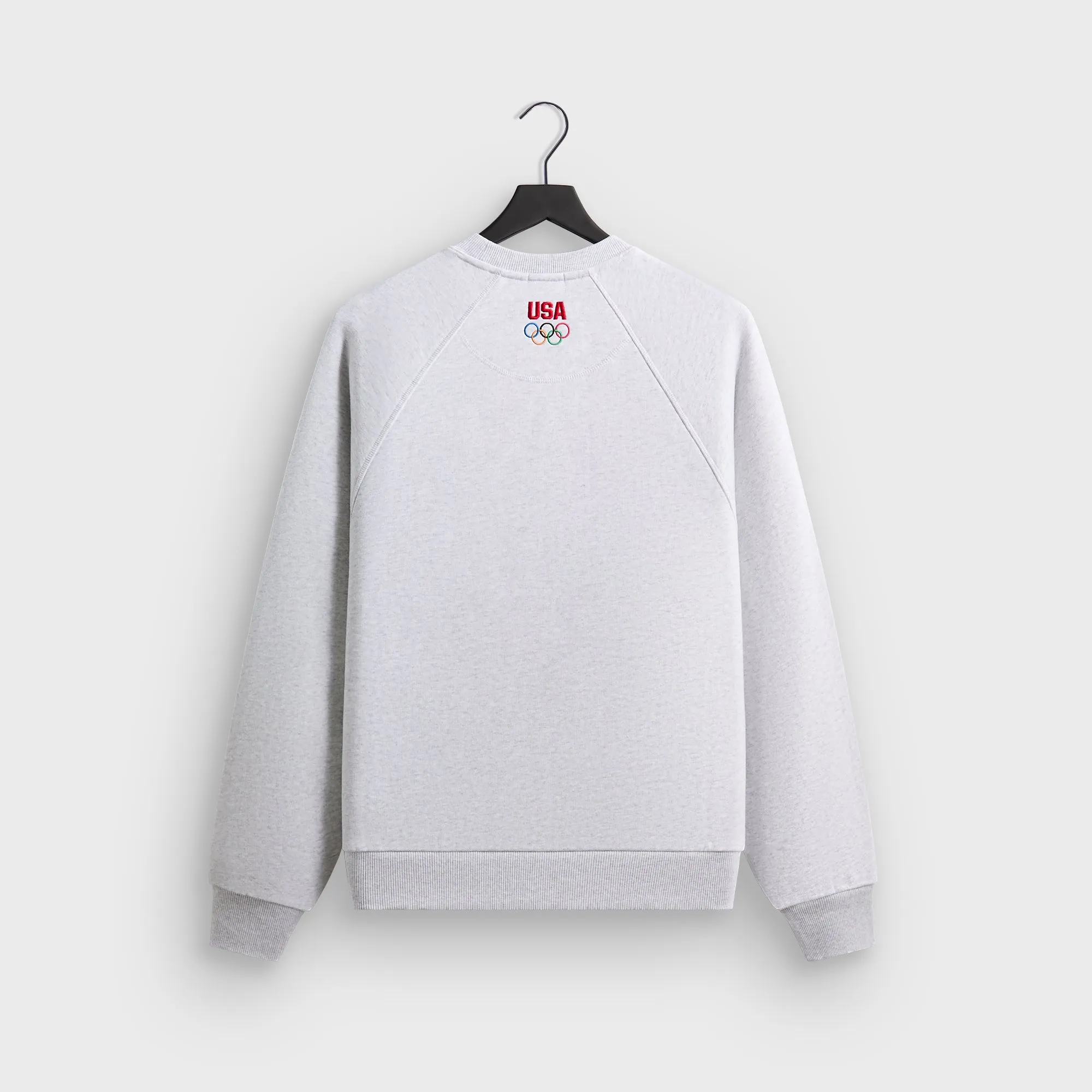 Kith for Team USA Raglan Nelson Crewneck - Light Heather Grey sold by Kith product image thumbnail 2