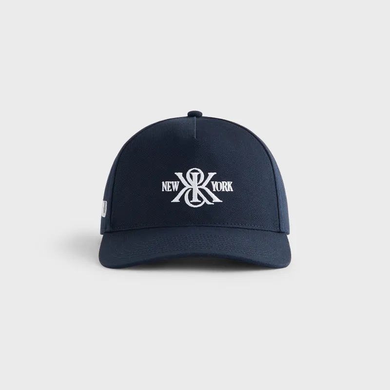 Kith K&K New York Twill Bay Low Pinch Crown Snapback - Nocturnal made by Kith