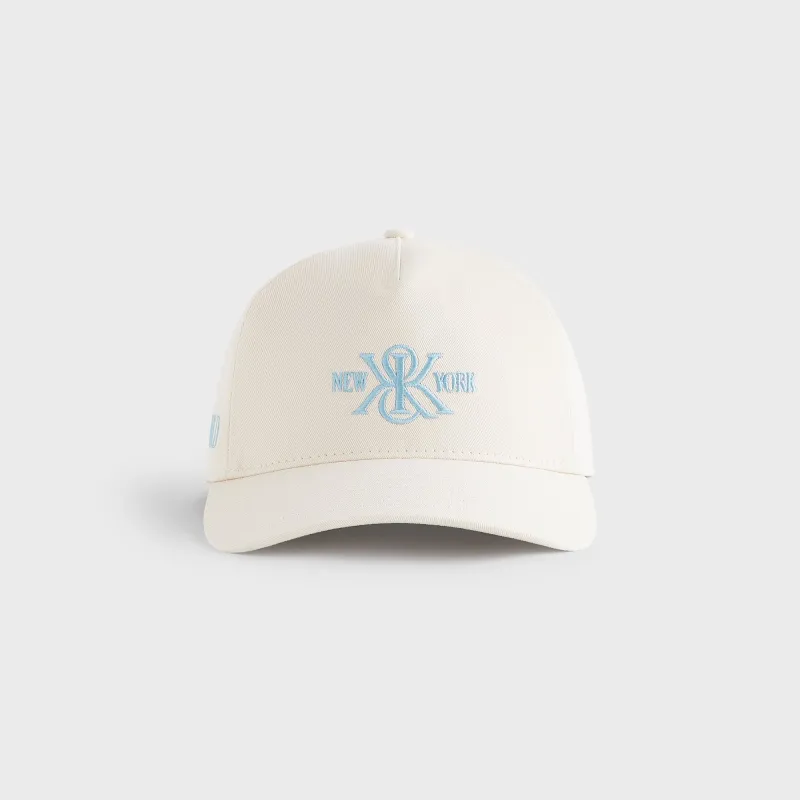 Kith K&K New York Twill Bay Low Pinch Crown Snapback - Muslin sold by Kith