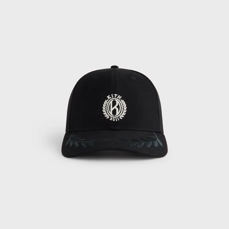 Kith Heavy Twill Aaron Classic Cap - Black sold by Kith