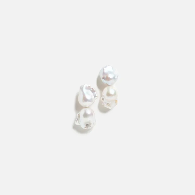 Eliou Yara Earrings - White sold by Kith