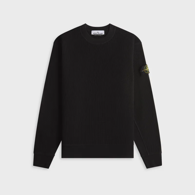 Stone Island Felpa Sweatshirt - Black made by Stone Island