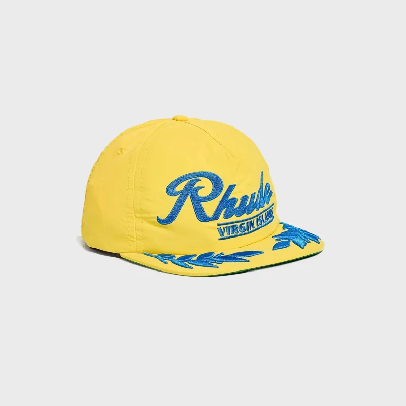 Rhude Virgin Islands Cap - Yellow / Blue sold by Kith