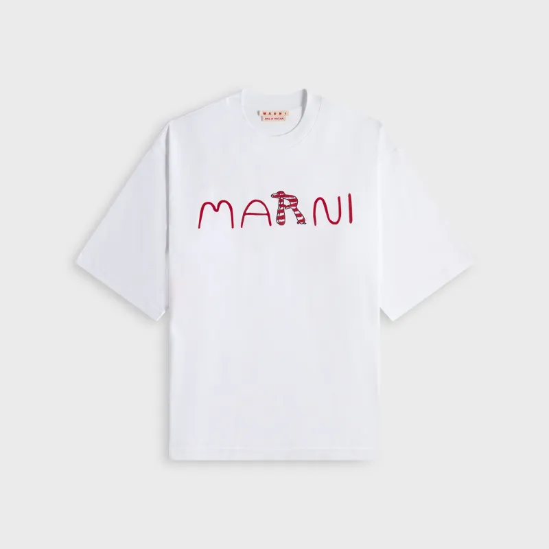 Marni Short Sleeve Tee - Lily White made by Marni