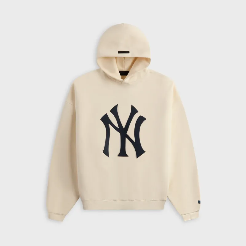 Essentials Yankees Sport Hoodie - Cream White sold by Kith