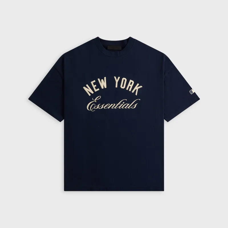 Essentials Yankees 90's Tee - Dark Sapphire sold by Kith