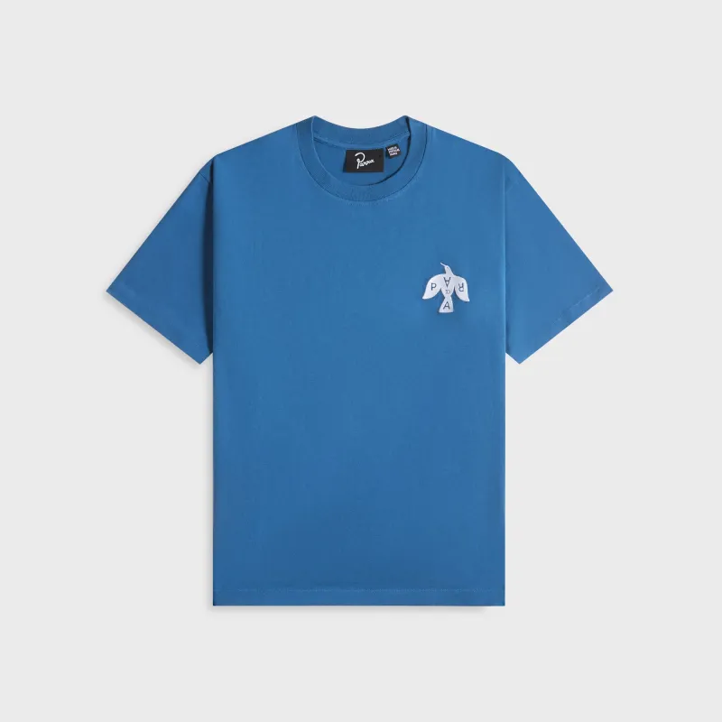 by Parra Crow Logo Tee - Blue sold by Kith
