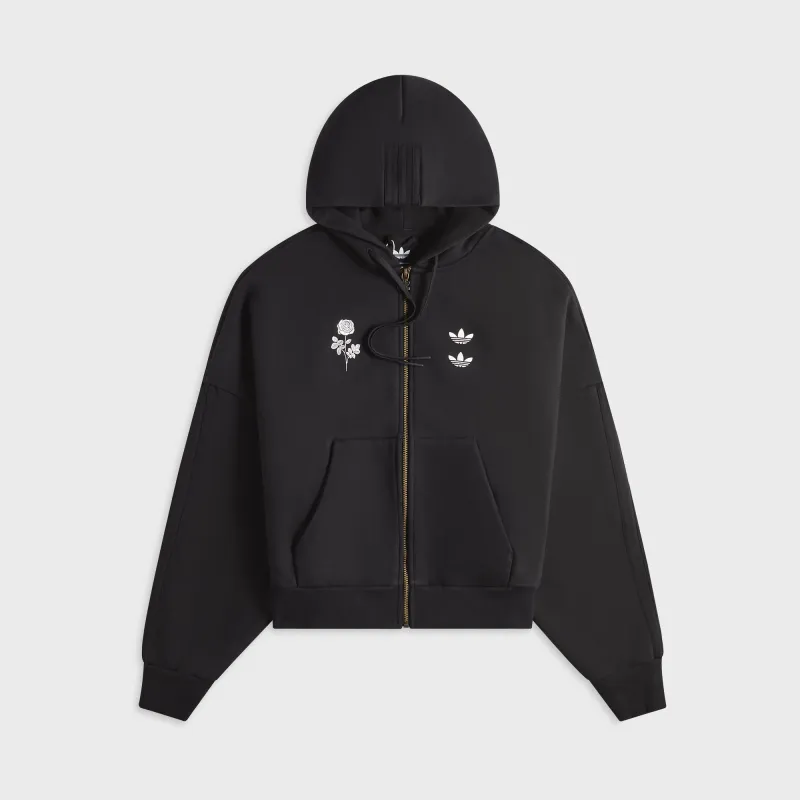 adidas x Willy Chavarria Heavy Weight Zip Hoodie - Black sold by Kith