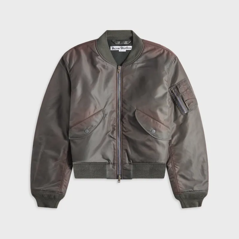 Acne Studios Washed Bomber Jacket - Stone Grey sold by Kith