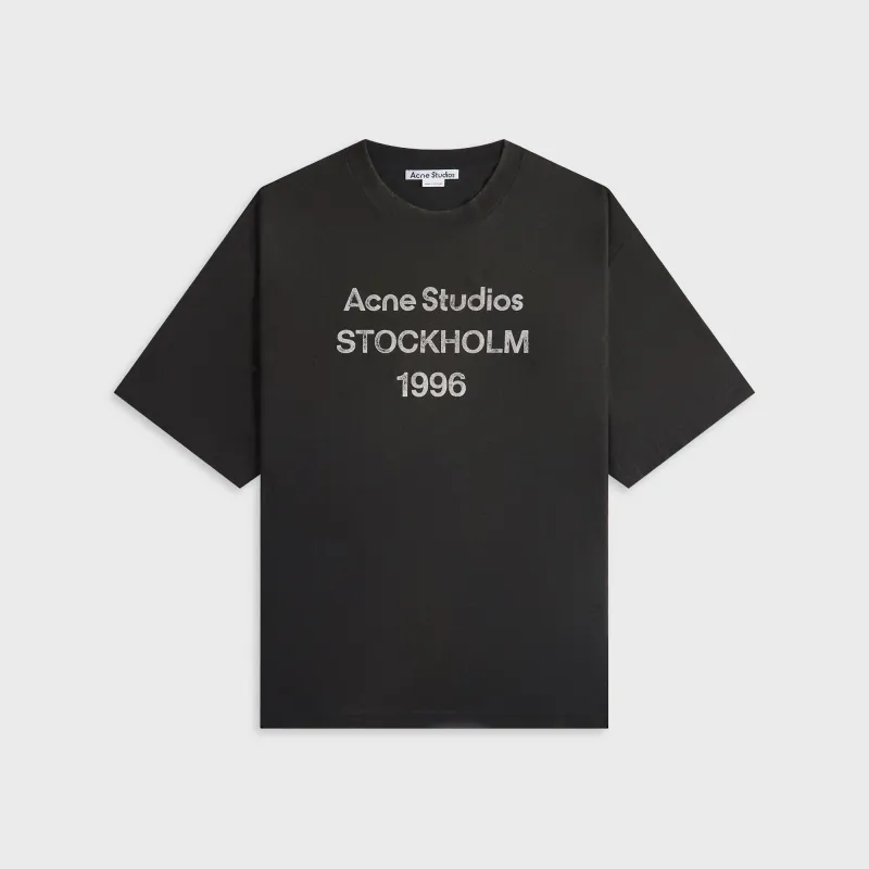 Acne Studios Tee - Faded Black sold by Kith