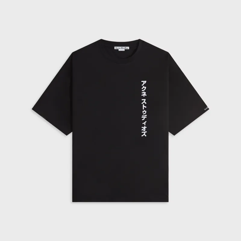 Acne Studio Logo Tee - Black sold by Kith