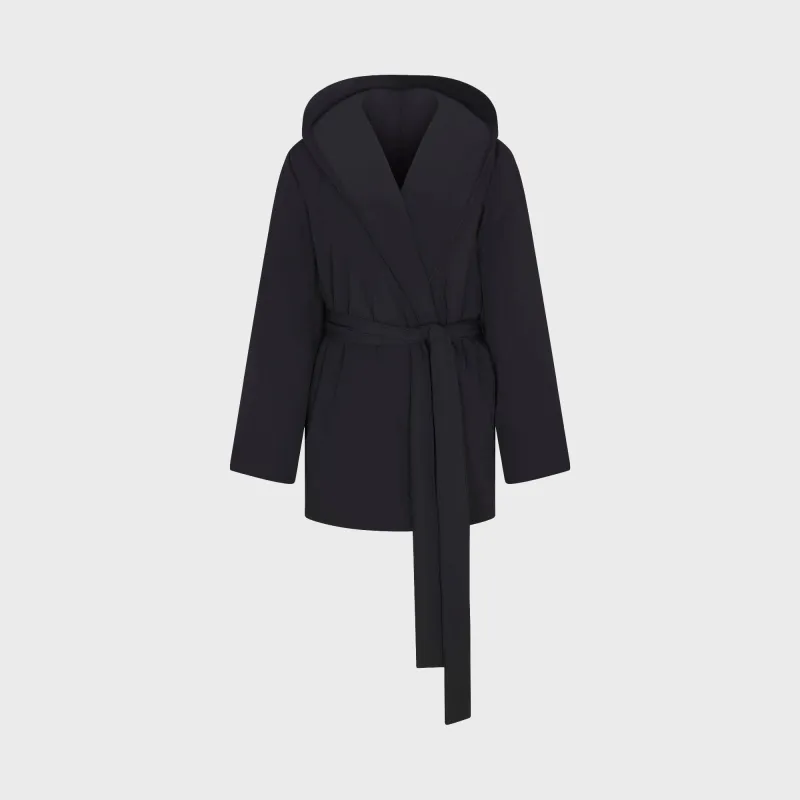 NikeSKIMS Wrap Coat - Obsidian sold by Kith