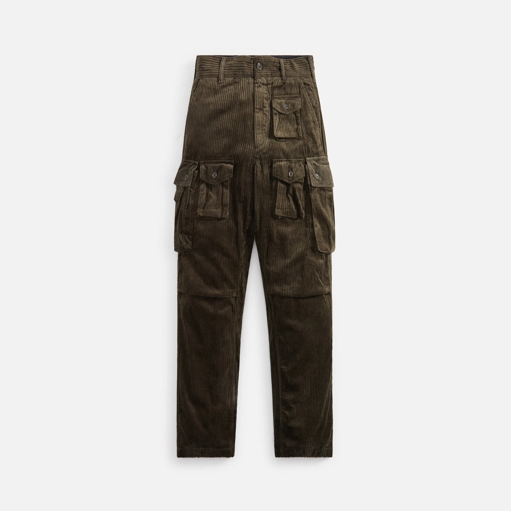 Engineered Garments Fa Pant Cotton 4.5W Corduroy - Olive sold by Kith
