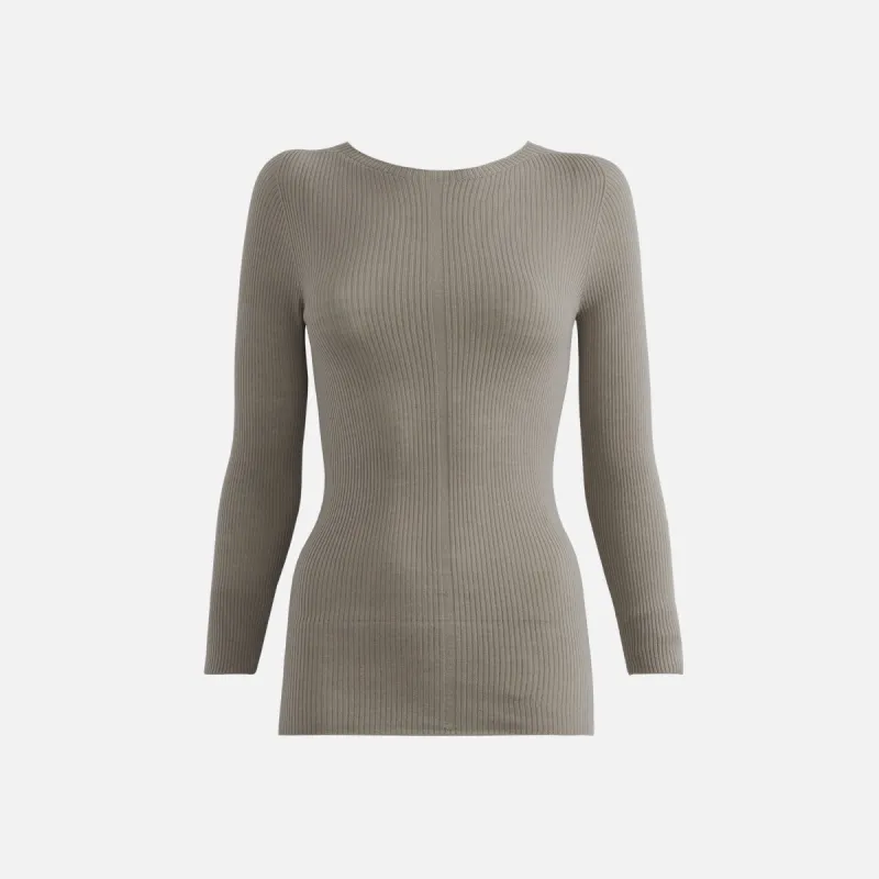 Rick Owens Pull Cropped Top - Dust sold by Kith