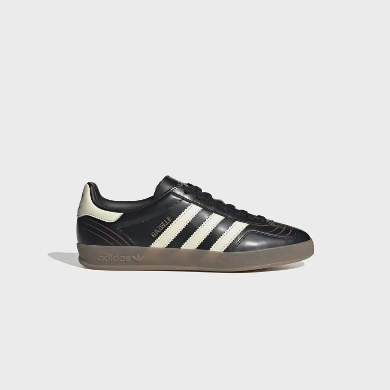 adidas Gazelle Indoor - Core Black / Cream White / Gum4 sold by Kith