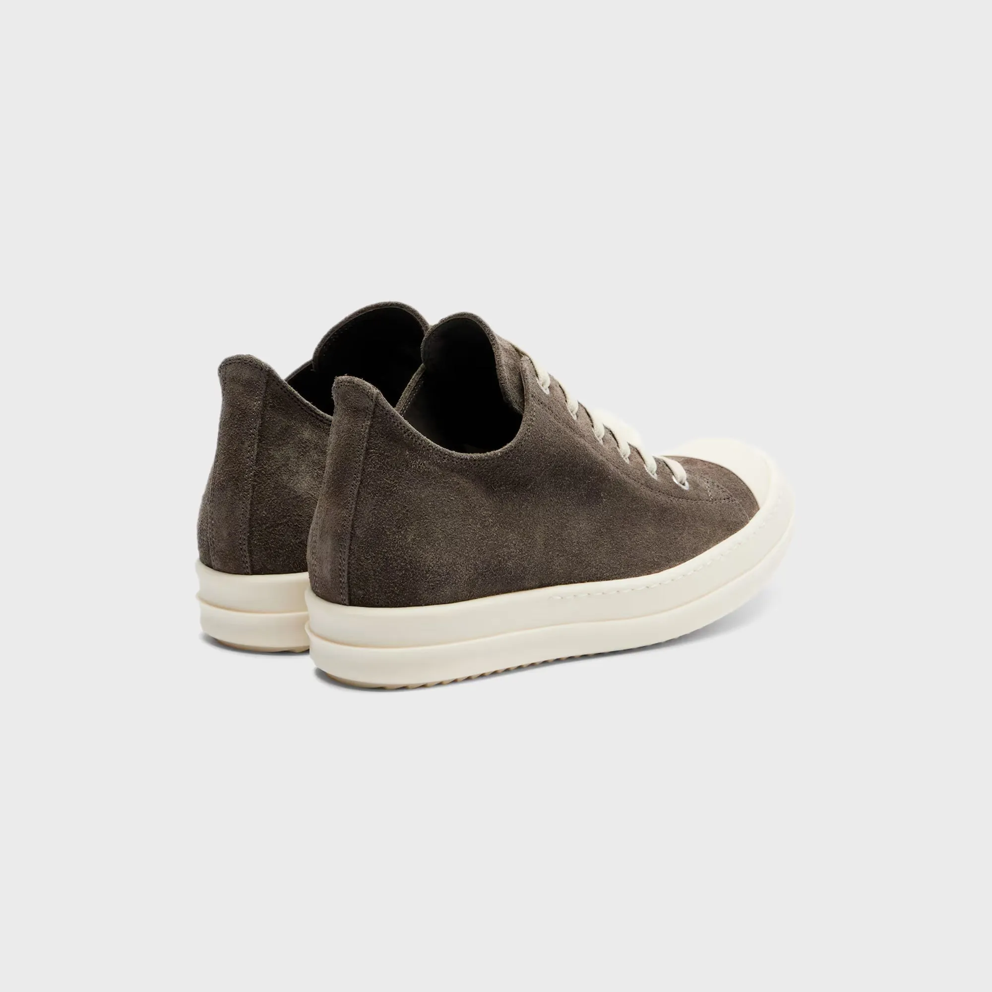 Rick Owens Suede Low Top Sneakers - Dust / Milk sold by Kith product image thumbnail 3