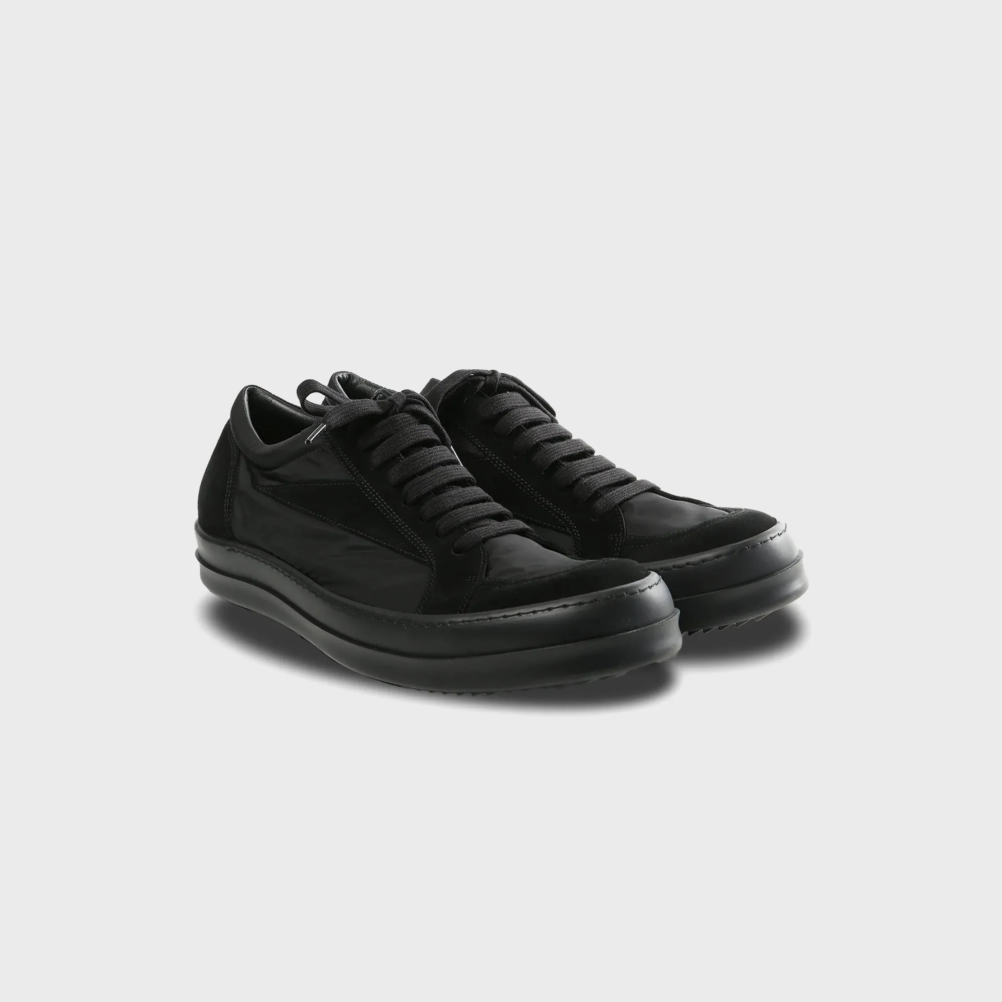 Rick Owens Vintage Lace Up Sneakers - Black / Black / Black sold by Kith product image thumbnail 2