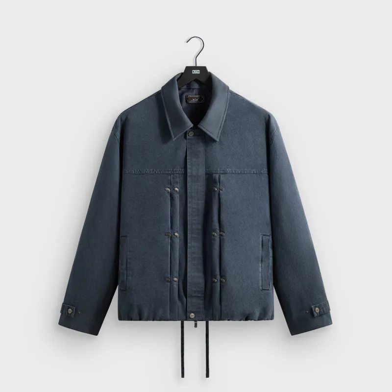 Kith Washed Canvas Ariel Blouson Jacket - Placid made by Kith