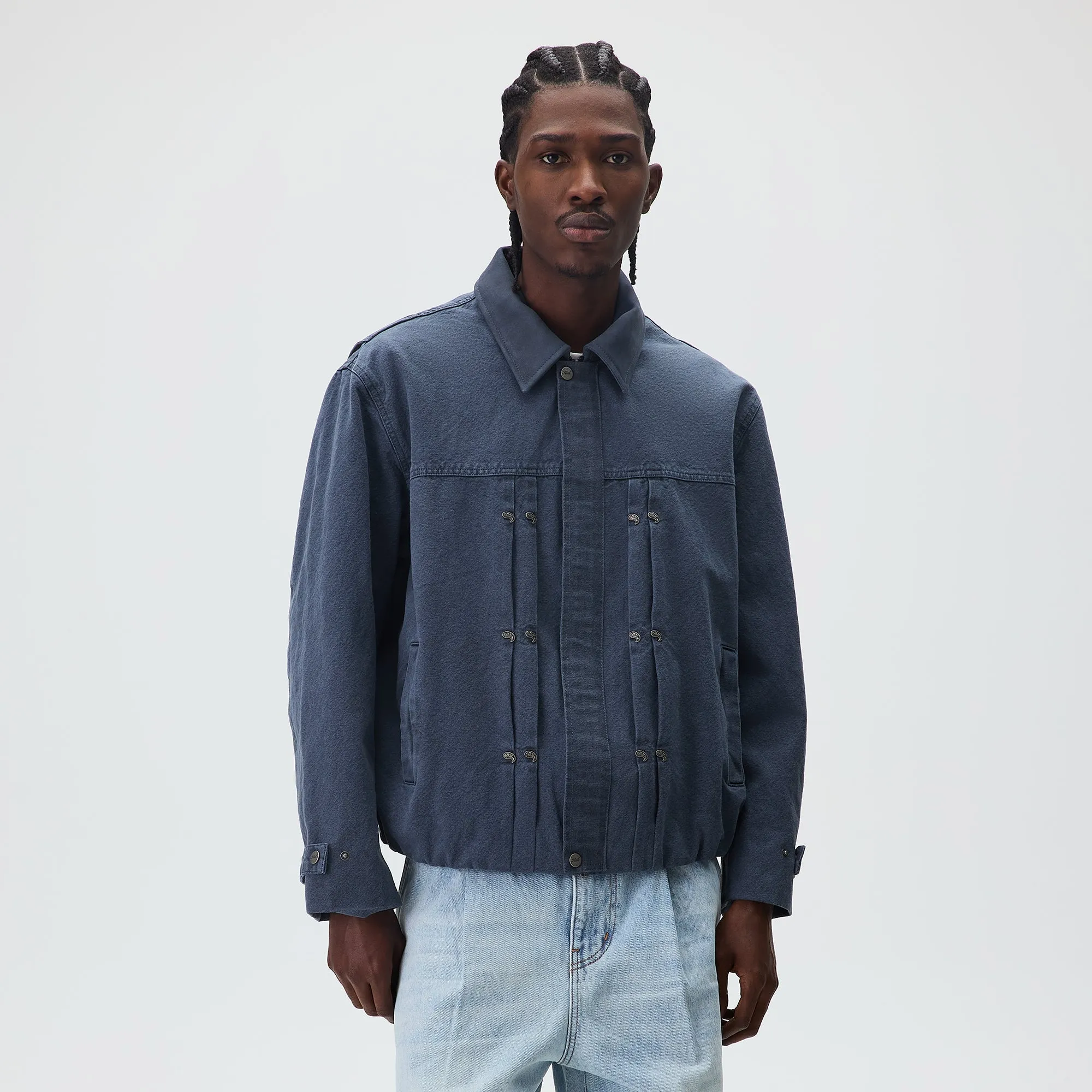 Kith Washed Canvas Ariel Blouson Jacket - Placid sold by Kith product image thumbnail 2