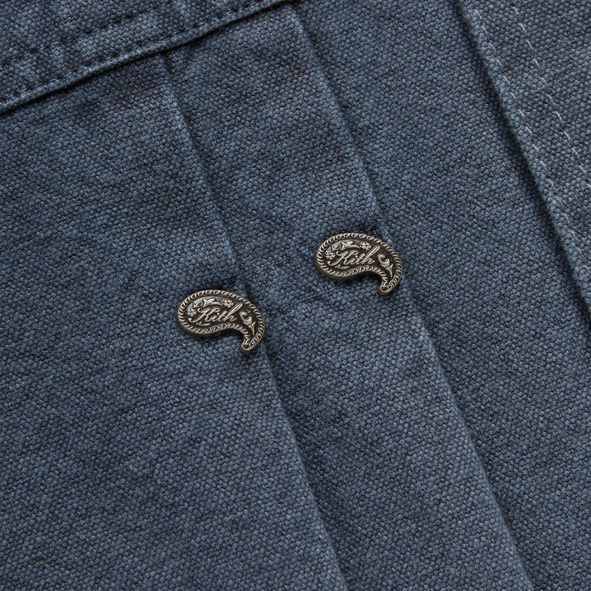 Kith Washed Canvas Ariel Blouson Jacket - Placid sold by Kith product image thumbnail 5