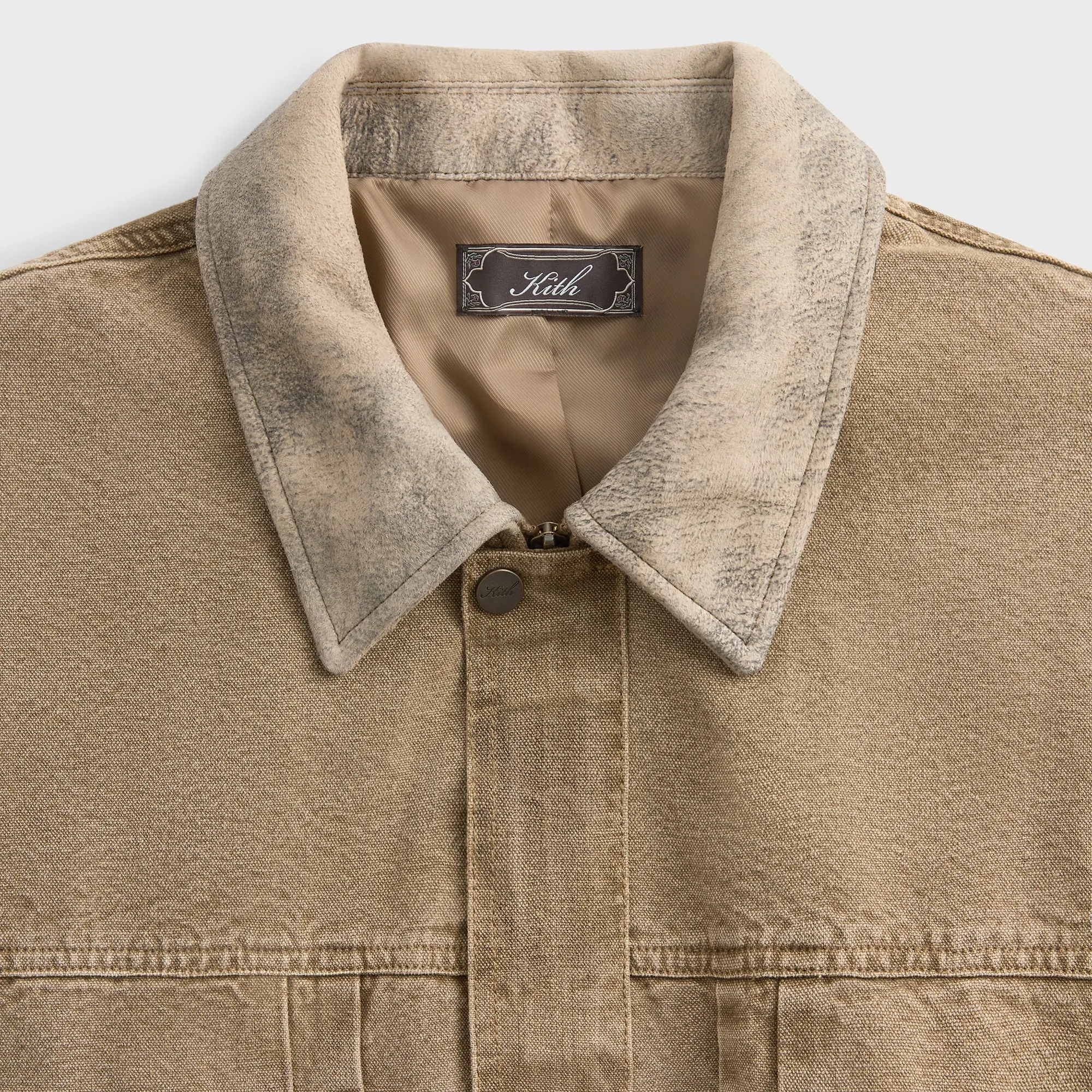 Kith Washed Canvas Ariel Blouson Jacket - Sandalwood sold by Kith product image thumbnail 4