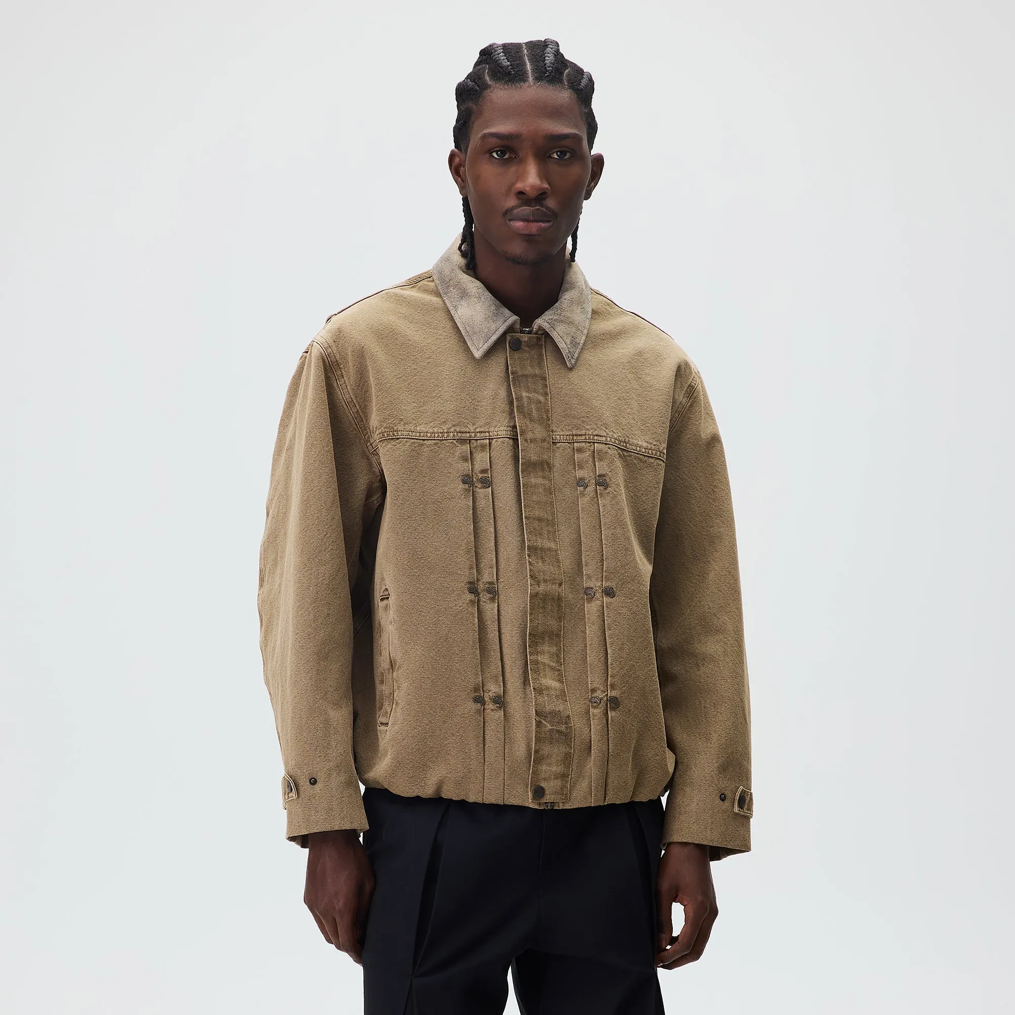 Kith Washed Canvas Ariel Blouson Jacket - Sandalwood sold by Kith product image thumbnail 2