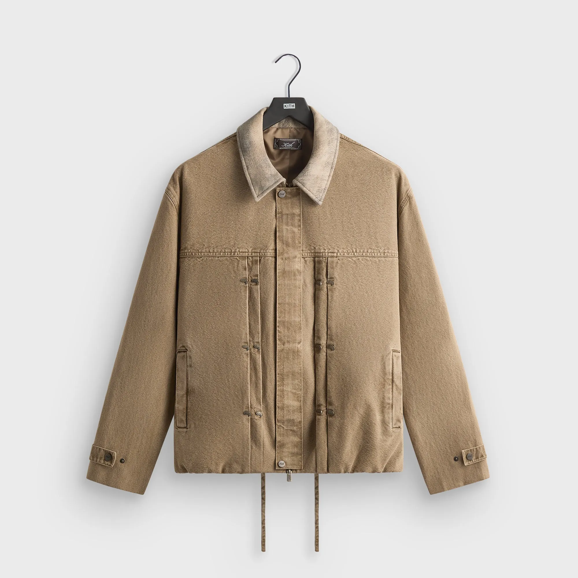Kith Washed Canvas Ariel Blouson Jacket - Sandalwood sold by Kith