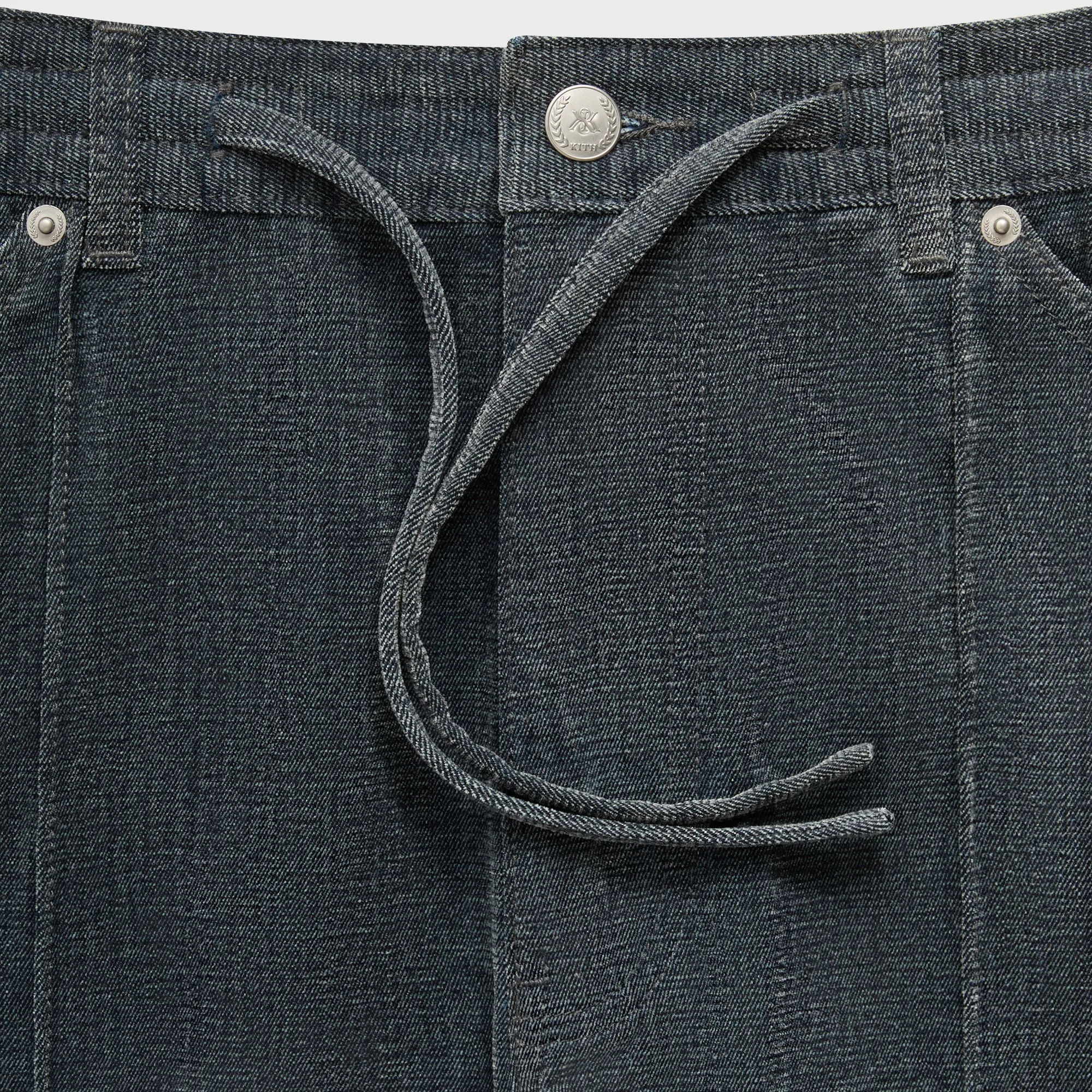 Kith Indigo Velour Zane Cargo Pant - Placid sold by Kith product image thumbnail 4