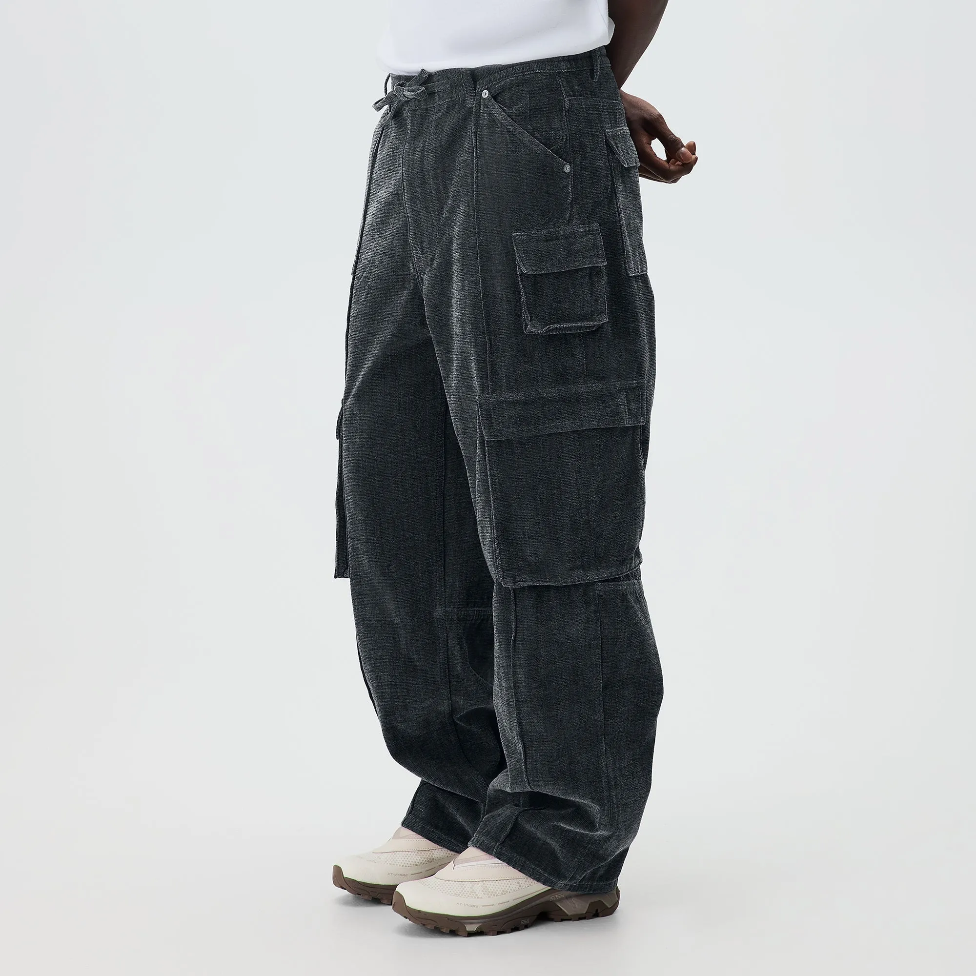 Kith Indigo Velour Zane Cargo Pant - Placid sold by Kith product image thumbnail 2