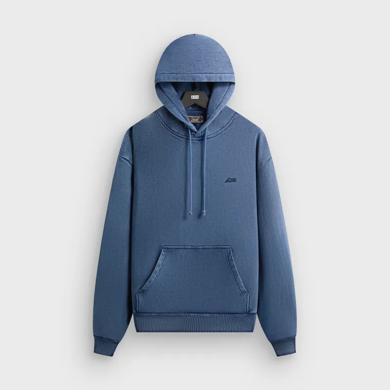Kith Indigo Fleece Nelson Hoodie - Vast made by Kith