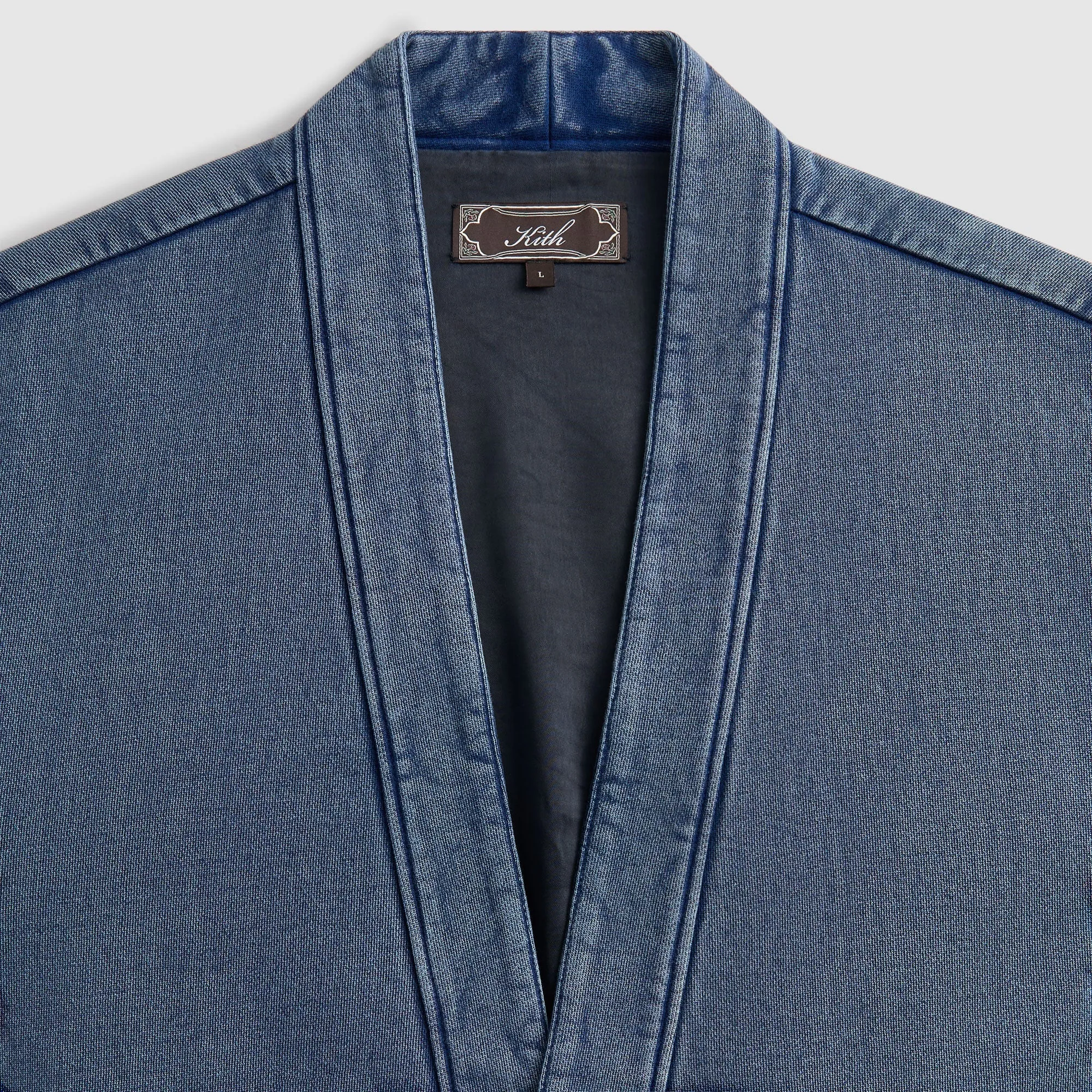 Kith Indigo Fleece Karter Gi Jacket - Vast sold by Kith product image thumbnail 4