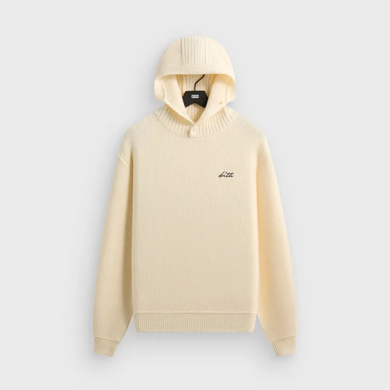 Kith Lucero Knit Hoodie - Sandrift made by Kith