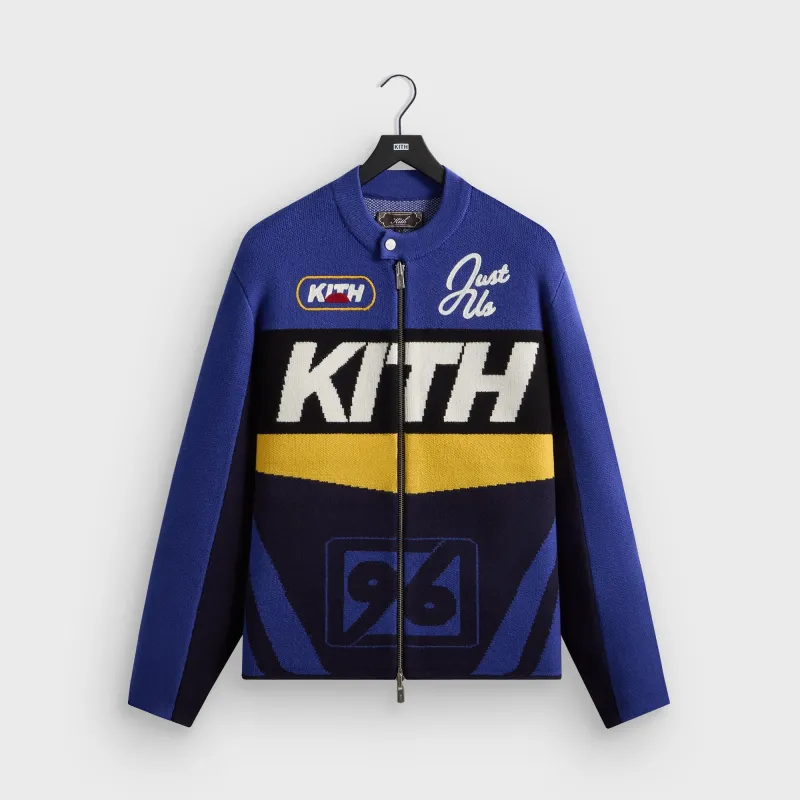 Kith Knit Moto Full Zip Jacket - Current sold by Kith