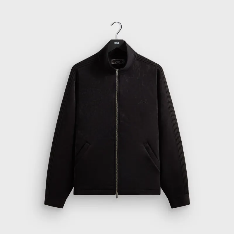 Kith Sueded Scuba Connor Track Jacket - Black sold by Kith