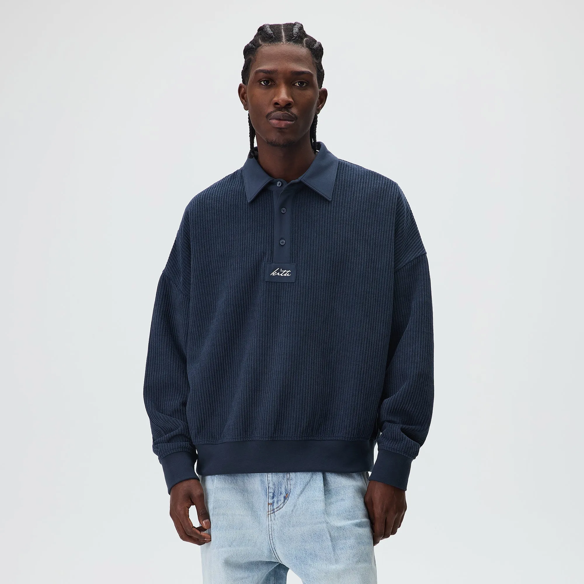 Kith Rib Stitch Ronin Henley Sweater - Mystery sold by Kith product image thumbnail 2