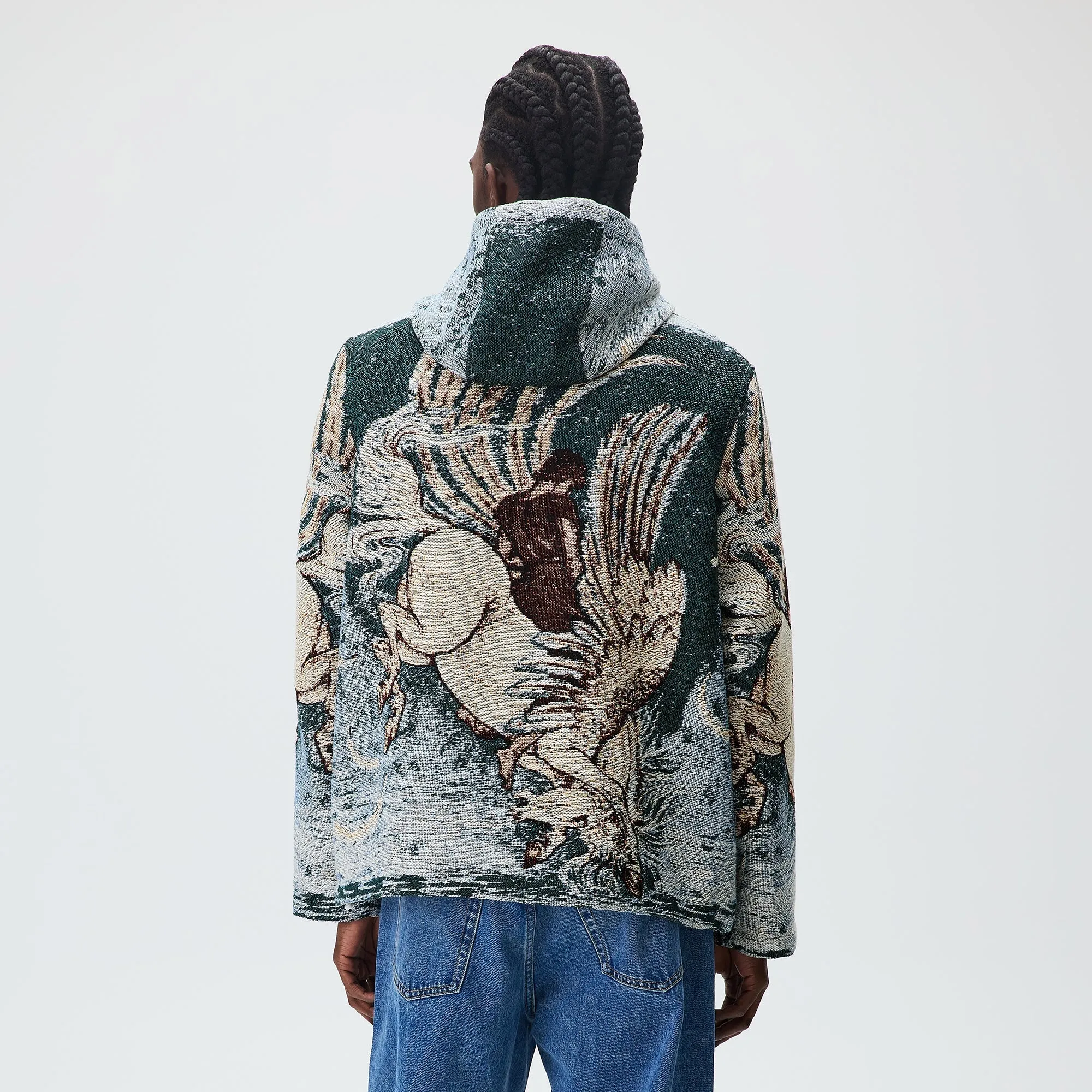 Kith Braden Tapestry Full Zip Hoodie - Waffle sold by Kith product image thumbnail 3