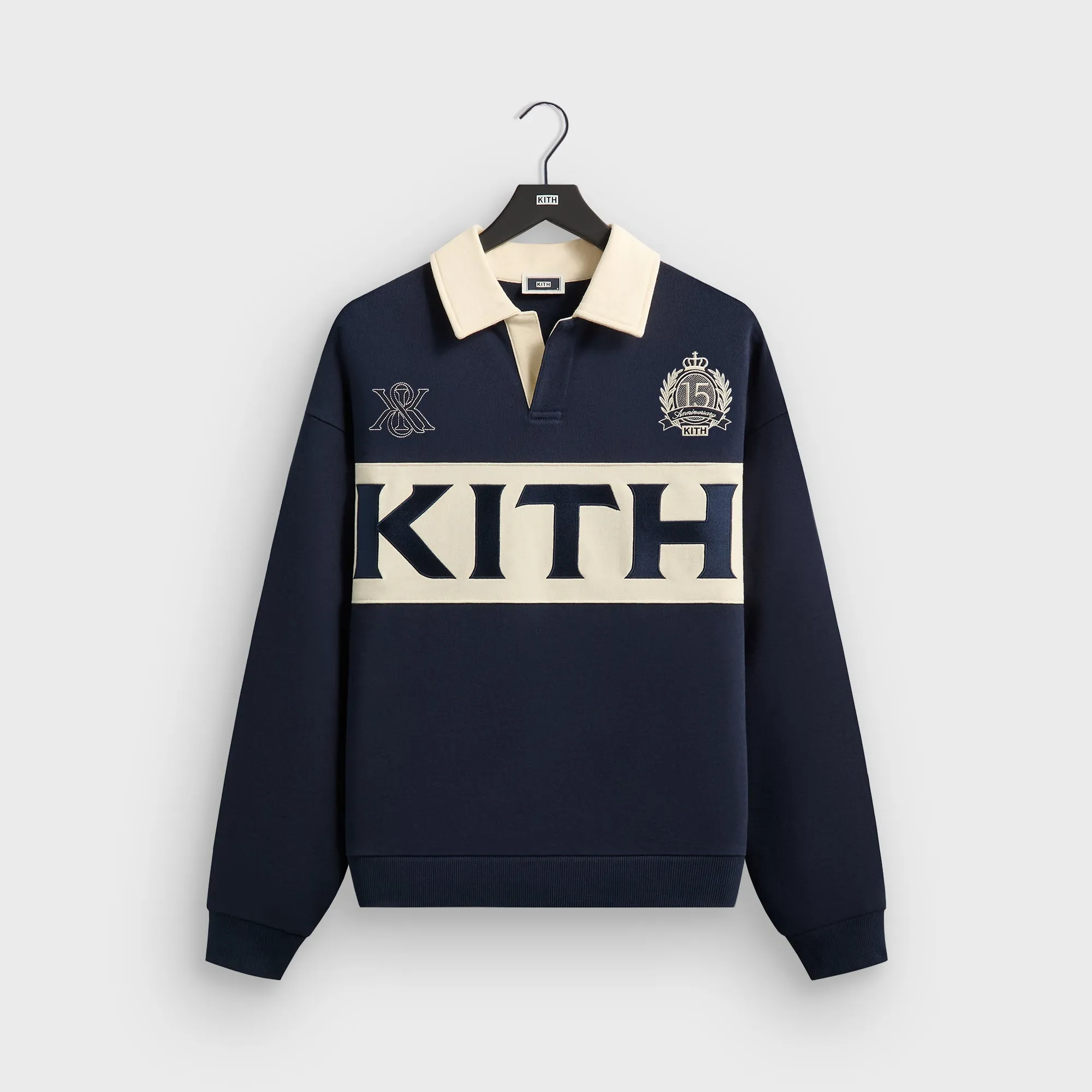 Kith Nelson Rugby Pullover - Nocturnal sold by Kith