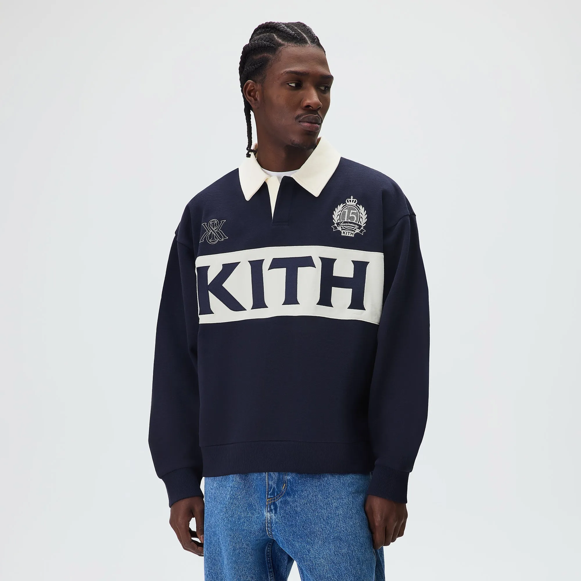 Kith Nelson Rugby Pullover - Nocturnal sold by Kith product image thumbnail 2